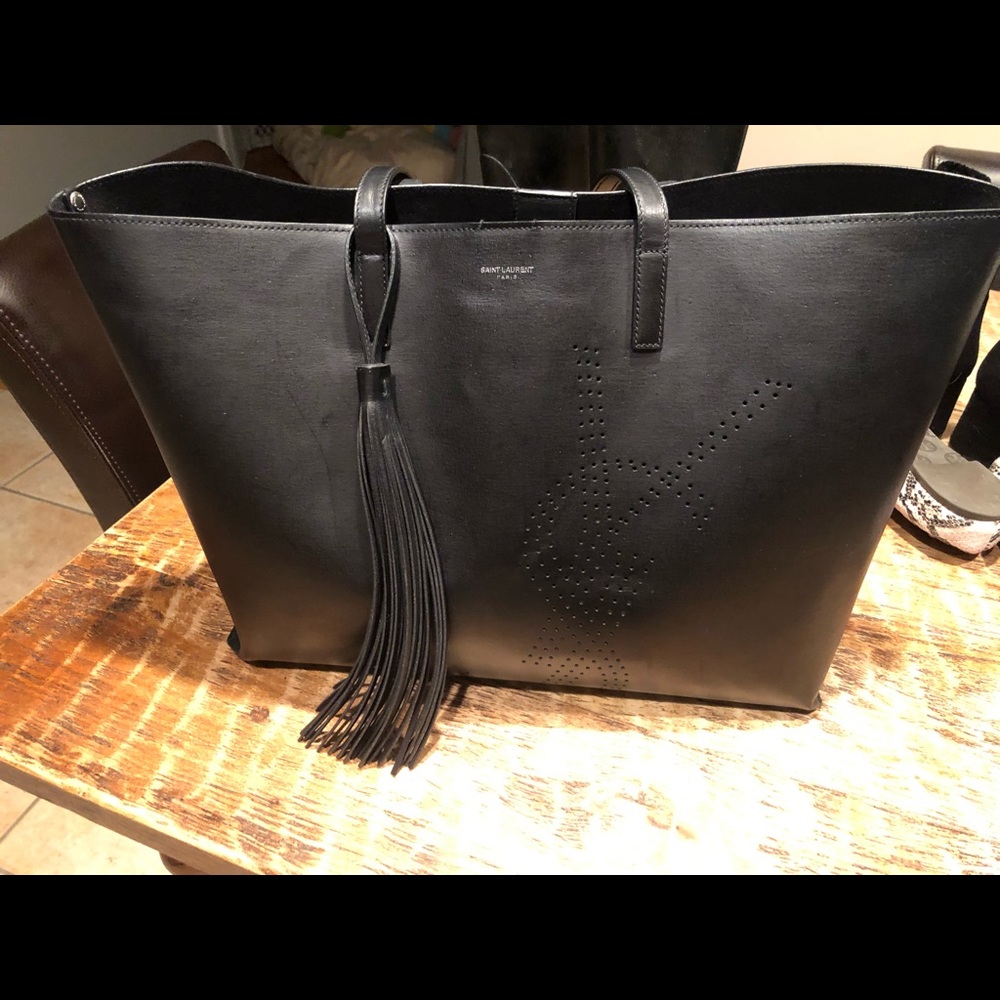 YSL black tote